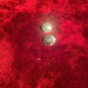 Vintage sterling silver clip-on earrings